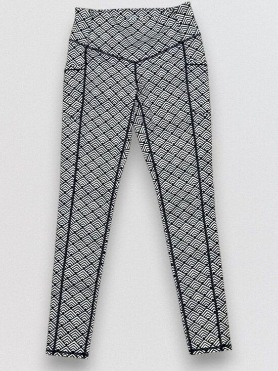 J. McLaughlin Pants - Geometric Print High Rise Compression Leggings Side Pocket XS